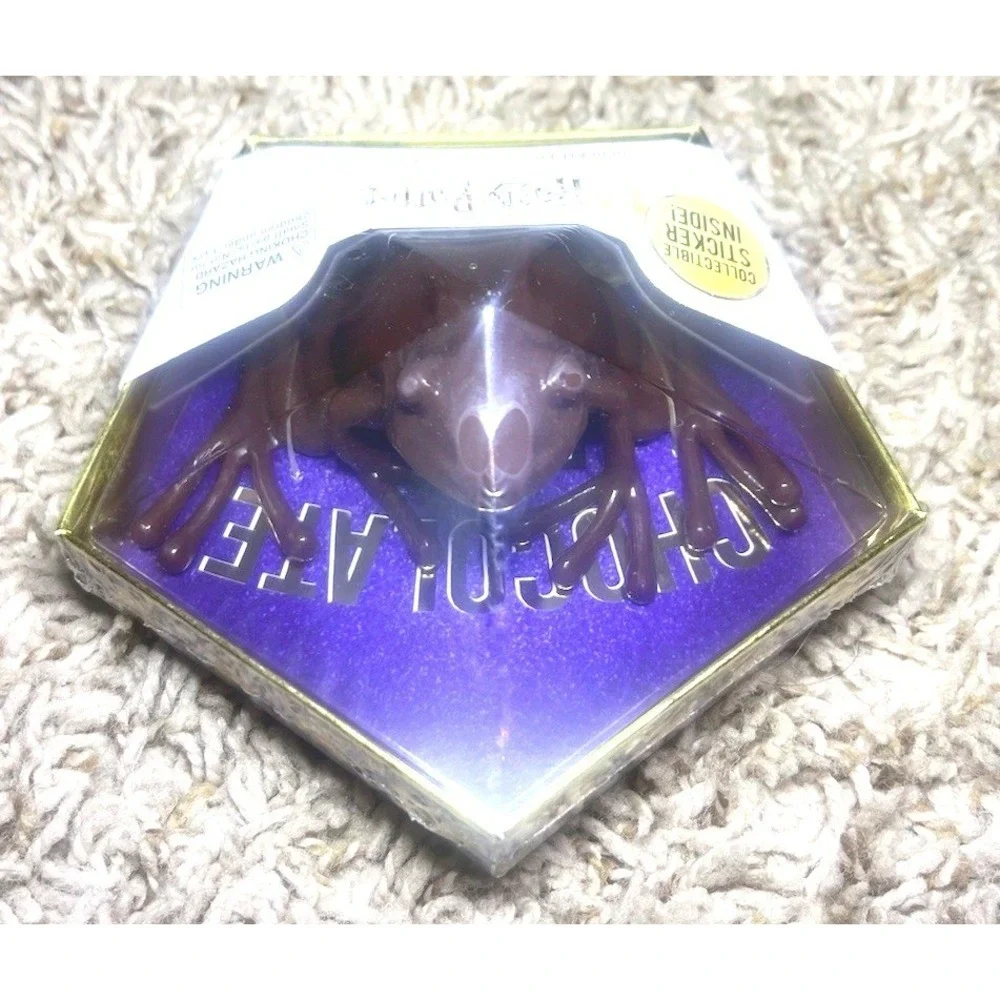 Lot 9  Harry Potter Chocolate Squishy Frog Toy Brown Noble Collection W/ Sticker